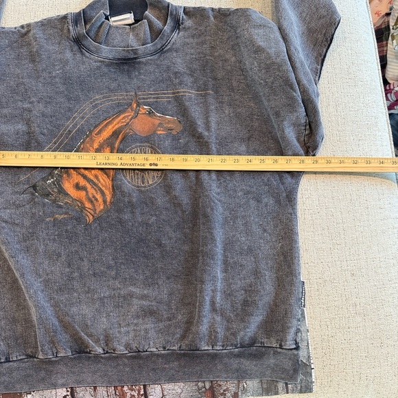 Arabian National ‘92 Horse Graphic  Sweater - Charcoal Gray - Picture 12 of 15
